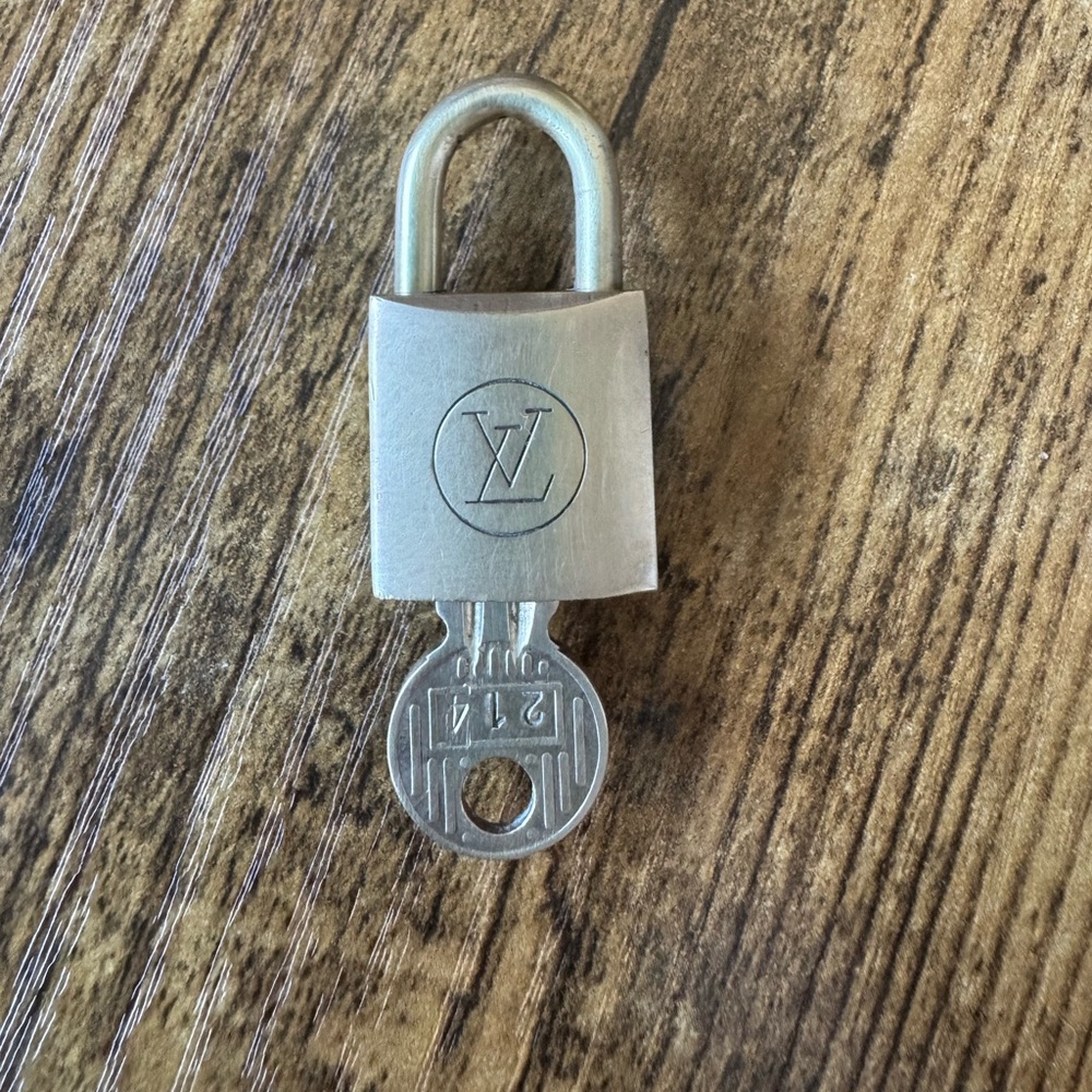 Louis Vuitton Brass Padlock & Key #214 Vintage Valentine’s Day